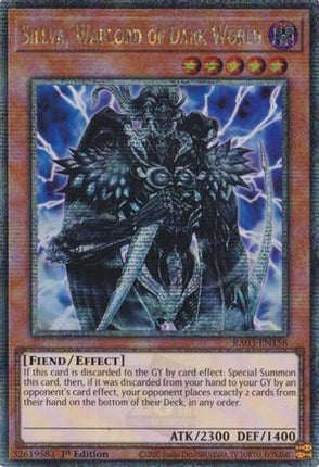 Sillva, Warlord of Dark World  [RA03-EN158] Quarter Century Secret Rare 1st Edition