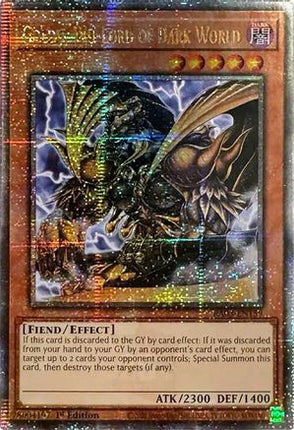 Goldd, Wu-Lord of Dark World  [RA03-EN159] Quarter Century Secret Rare 1st Edition