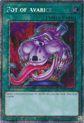 Pot of Avarice (Platinum Secret Rare)  [RA03-EN160] 1st Edition