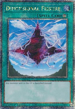 Dimensional Fissure  [RA03-EN163] Quarter Century Secret Rare 1st Edition