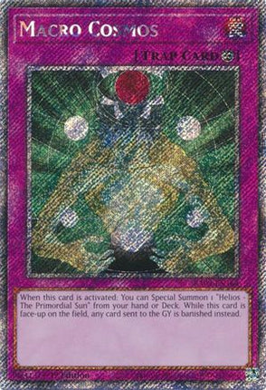 Macro Cosmos  [RA03-EN164] Platinum Secret Rare 1st Edition