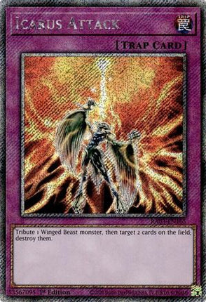 Icarus Attack  [RA03-EN165] Platinum Secret Rare 1st Edition