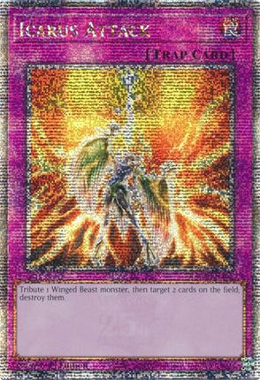 Icarus Attack  [RA03-EN165] Quarter Century Secret Rare 1st Edition