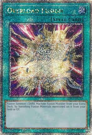 Overload Fusion  [RA03-EN169] Quarter Century Secret Rare 1st Edition