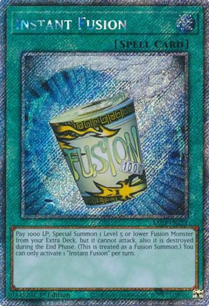 Instant Fusion  [RA03-EN171] Platinum Secret Rare 1st Edition