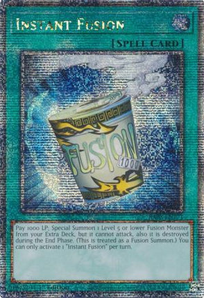 Instant Fusion  [RA03-EN171] Quarter Century Secret Rare 1st Edition