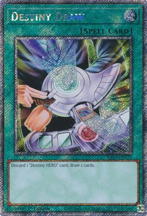 Destiny Draw  [RA03-EN173] Platinum Secret Rare 1st Edition
