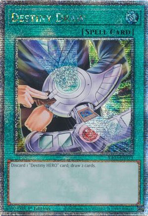 Destiny Draw  [RA03-EN173] Quarter Century Secret Rare 1st Edition