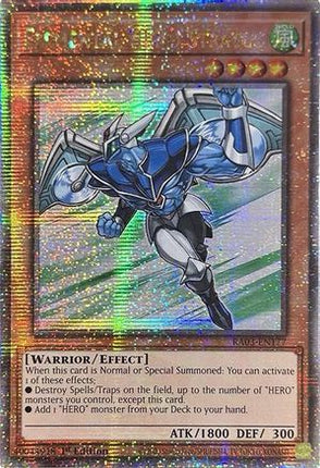 Elemental HERO Stratos  [RA03-EN177] Quarter Century Secret Rare 1st Edition