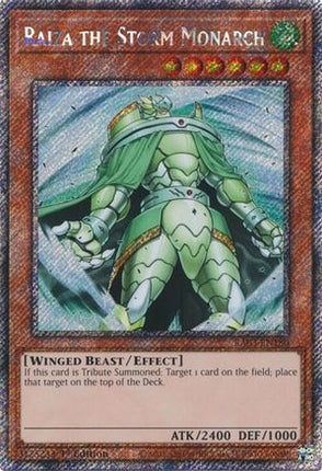 Raiza the Storm Monarch  [RA03-EN180] Platinum Secret Rare 1st Edition