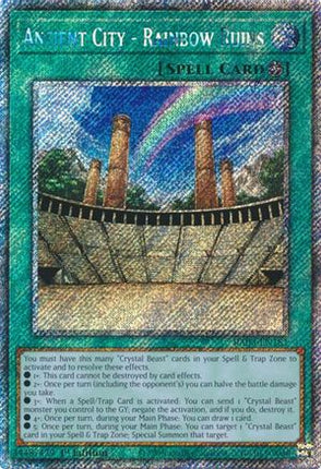 Ancient City - Rainbow Ruins  [RA03-EN181] Platinum Secret Rare 1st Edition