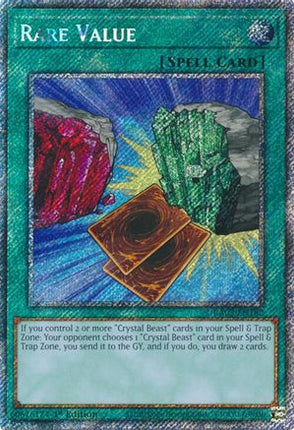 Rare Value  [RA03-EN182] Platinum Secret Rare 1st Edition