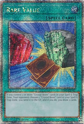 Rare Value  [RA03-EN182] Quarter Century Secret Rare 1st Edition