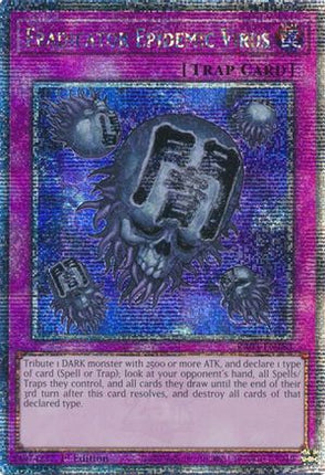 Eradicator Epidemic Virus  [RA03-EN183] Quarter Century Secret Rare 1st Edition