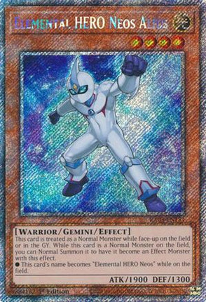 Elemental HERO Neos Alius  [RA03-EN184] Platinum Secret Rare 1st Edition