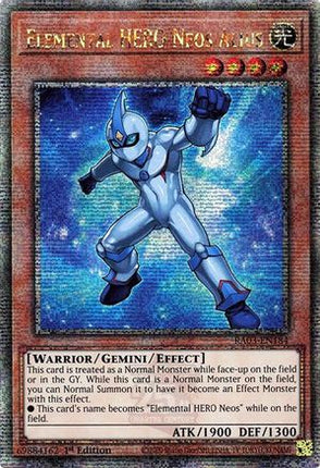 Elemental HERO Neos Alius  [RA03-EN184] Quarter Century Secret Rare 1st Edition