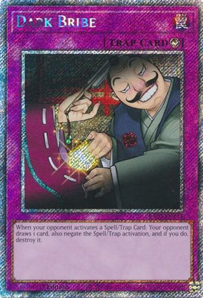 Dark Bribe  [RA03-EN187] Platinum Secret Rare 1st Edition