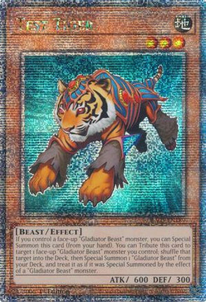 Test Tiger  [RA03-EN189] Quarter Century Secret Rare 1st Edition