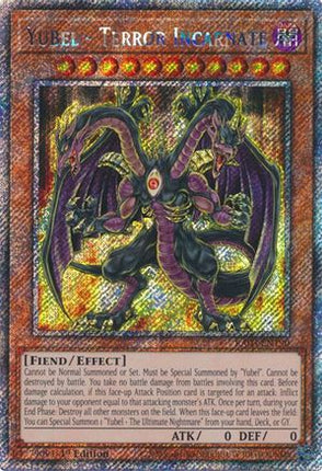 Yubel - Terror Incarnate (Platinum Secret Rare)  [RA03-EN190] 1st Edition