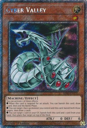 Cyber Valley  [RA03-EN192] Platinum Secret Rare 1st Edition