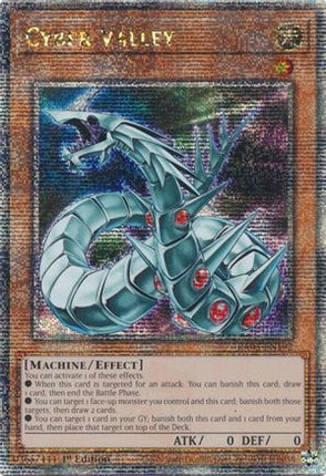 Cyber Valley  [RA03-EN192] Quarter Century Secret Rare 1st Edition