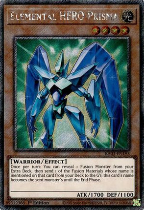 Elemental HERO Prisma  [RA03-EN193] Platinum Secret Rare 1st Edition