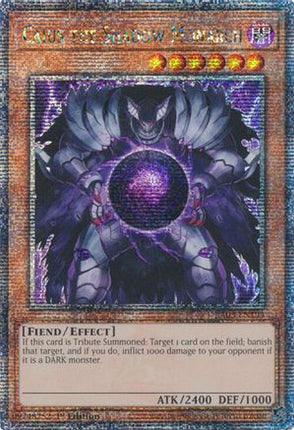 Caius the Shadow Monarch (Quarter Century Secret Rare)  [RA03-EN194] 1st Edition