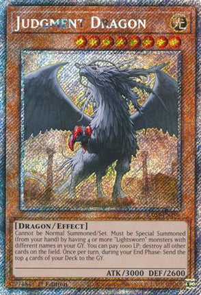 Judgment Dragon  [RA03-EN196] Platinum Secret Rare 1st Edition