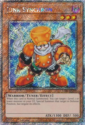 Junk Synchron  [RA03-EN199] Platinum Secret Rare 1st Edition
