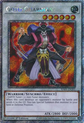 Goyo Guardian  [RA03-EN202] Platinum Secret Rare 1st Edition