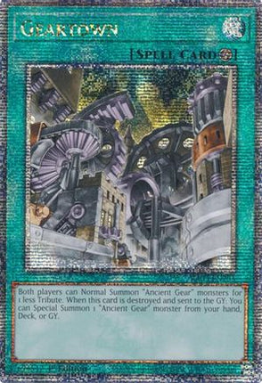 Geartown  [RA03-EN203] Quarter Century Secret Rare 1st Edition