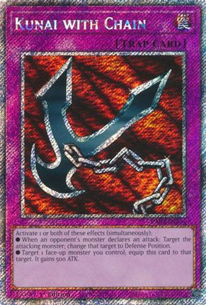 Kunai with Chain  [RA03-EN204] Platinum Secret Rare 1st Edition