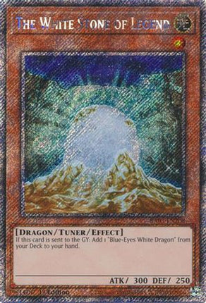 The White Stone of Legend  [RA03-EN208] Platinum Secret Rare 1st Edition