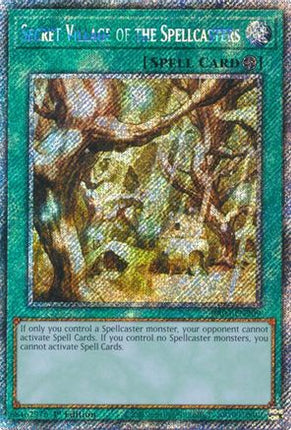 Secret Village of the Spellcasters  [RA03-EN209] Platinum Secret Rare 1st Edition