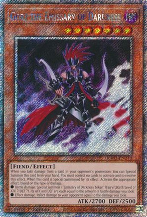 Gorz the Emissary of Darkness  [RA03-EN210] Platinum Secret Rare 1st Edition
