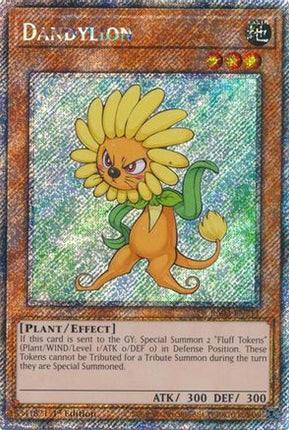 Dandylion  [RA03-EN211] Platinum Secret Rare 1st Edition
