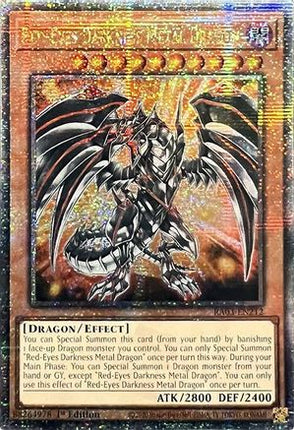 Red-Eyes Darkness Metal Dragon  [RA03-EN212] Quarter Century Secret Rare 1st Edition