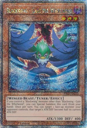 Blackwing - Gale the Whirlwind  [RA03-EN215] Quarter Century Secret Rare 1st Edition