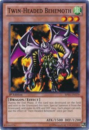 Twin-Headed Behemoth (Common / Short Print) [BP01-EN179] 1st Edition