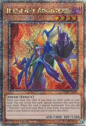 Infernity Archfiend  [RA03-EN220] Quarter Century Secret Rare 1st Edition