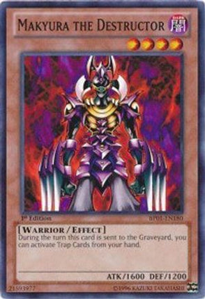 Makyura the Destructor (Common / Short Print) [BP01-EN180] 1st Edition