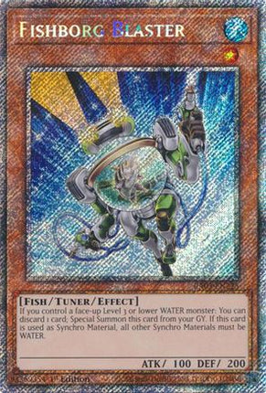 Fishborg Blaster  [RA03-EN225] Platinum Secret Rare 1st Edition