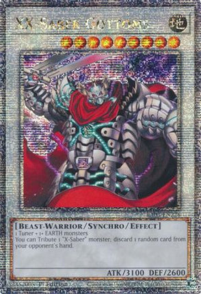 XX-Saber Gottoms  [RA03-EN226] Quarter Century Secret Rare 1st Edition