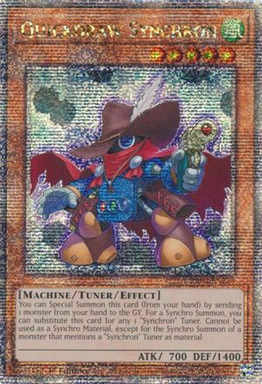 Quickdraw Synchron  [RA03-EN228] Quarter Century Secret Rare 1st Edition