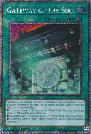 Gateway of the Six  [RA03-EN229] Platinum Secret Rare 1st Edition