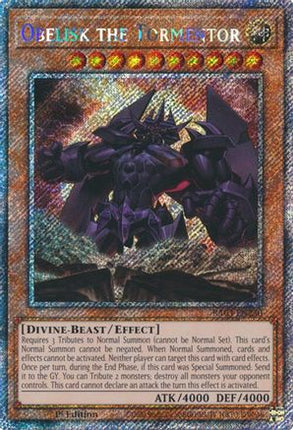 Obelisk the Tormentor  [RA03-EN230] Platinum Secret Rare 1st Edition