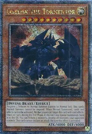 Obelisk the Tormentor (Quarter Century Secret Rare)  [RA03-EN230] 1st Edition