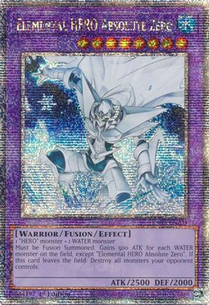 Elemental HERO Absolute Zero  [RA03-EN231] Quarter Century Secret Rare 1st Edition