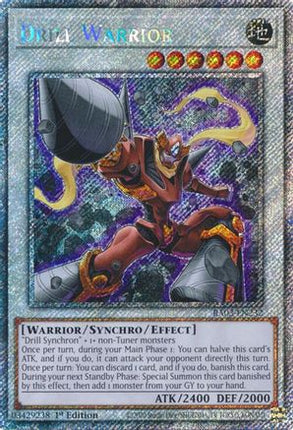 Drill Warrior  [RA03-EN232] Platinum Secret Rare 1st Edition