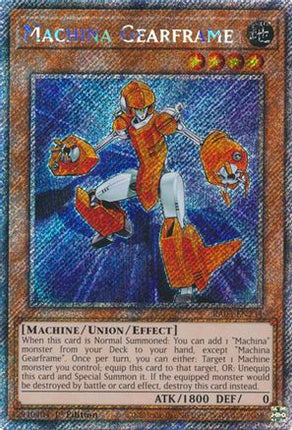 Machina Gearframe  [RA03-EN234] Platinum Secret Rare 1st Edition